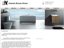 Tablet Screenshot of bonan-stone.com